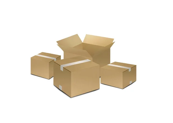 Szállítási dobozok — Stock Fotó