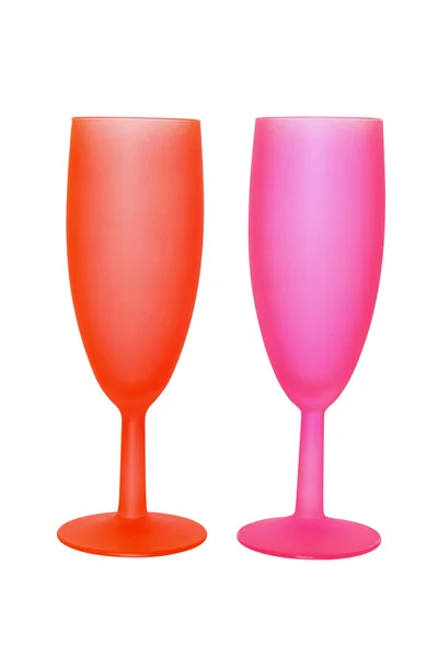 Dos vasos de colores fluidos — Foto de Stock