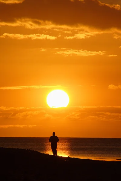 Sunset Runner 002 — Stock Photo, Image