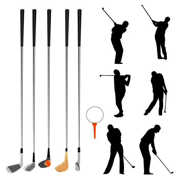 Golf collection Stock Vektory