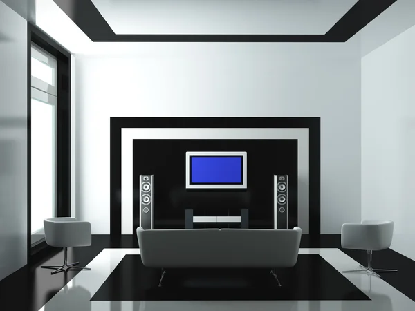 Modernes Interieur eines Salons — Stockfoto