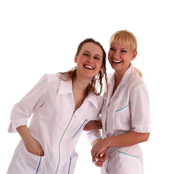 Arts en verpleegkundige — Stockfoto