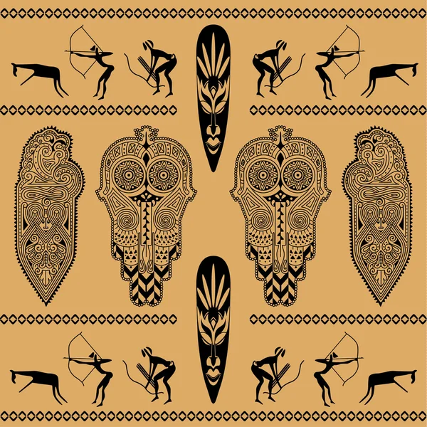 African decorative pattern — Stock Vector