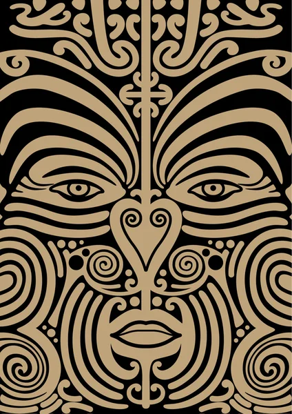 Masque ethnique — Image vectorielle