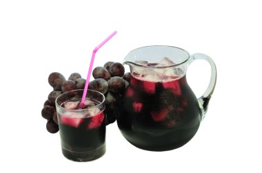 Isolated grape juice clipart