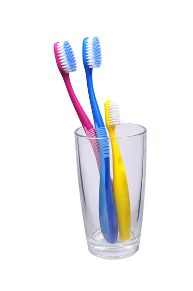 Three toothbrushes — Stock Photo, Image