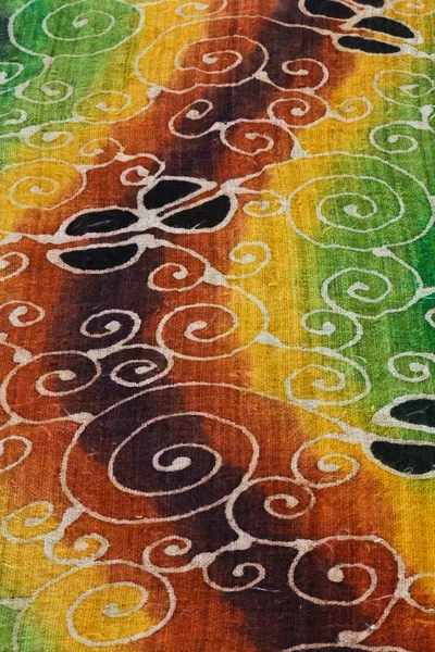Colorful Batik Rechtenvrije Stockfoto's