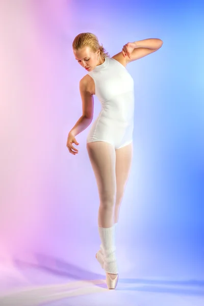 Zkouška baletka — Stock fotografie