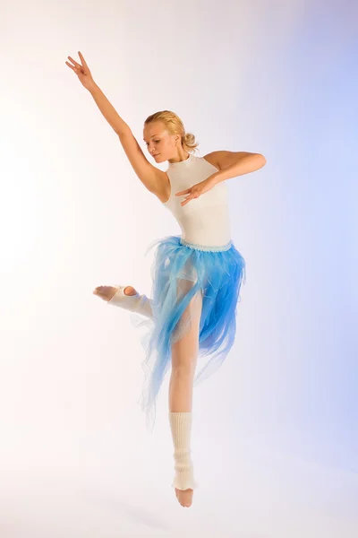 Репетиція балерини — стокове фото
