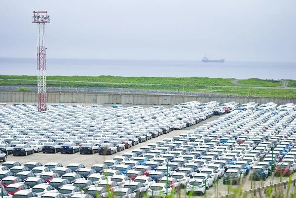 stock image The car in the port