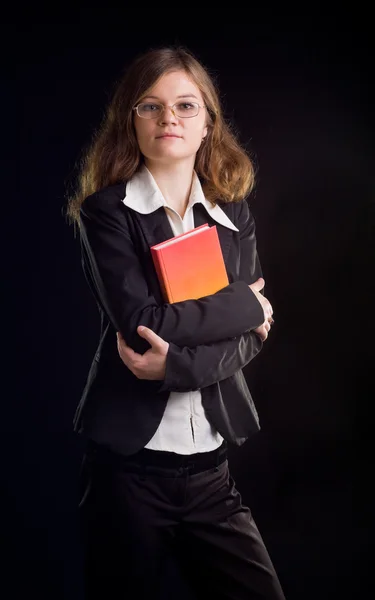 Jonge student vrouw — Stockfoto