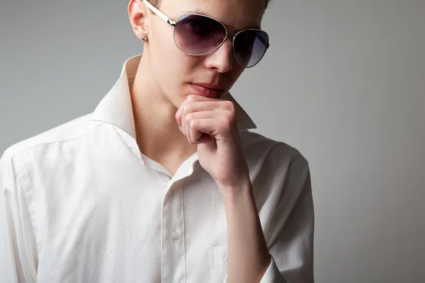 Young man in shirt — Stock Photo, Image