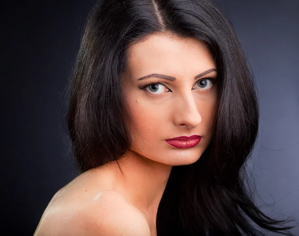Young woman face — Stock Photo, Image