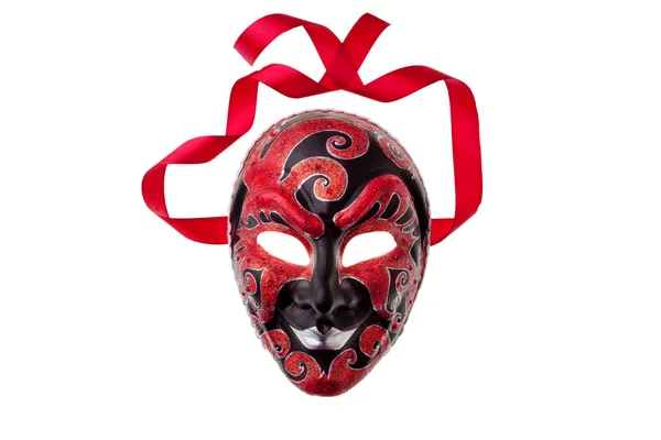Czerwone i czarne maski — Zdjęcie stockowe