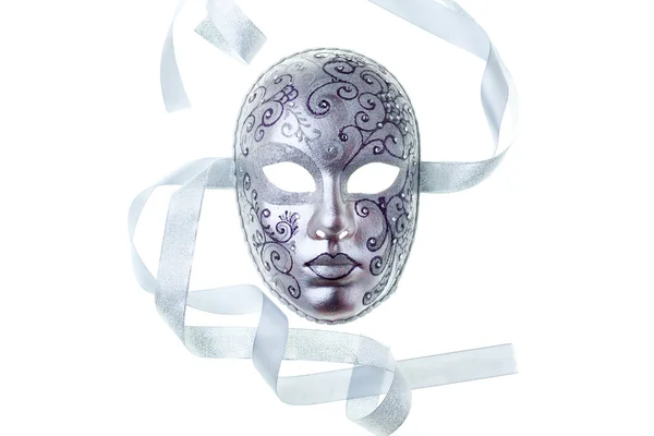 Срібні маска — стокове фото