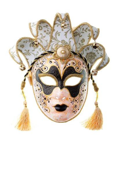 Black and gold mask — Stock Photo, Image