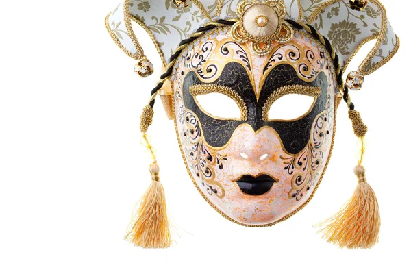 Black and gold mask — Stock Photo, Image