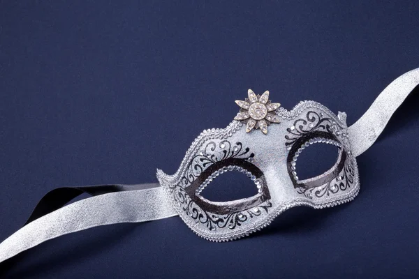 Black and silver mask — Stock Photo, Image