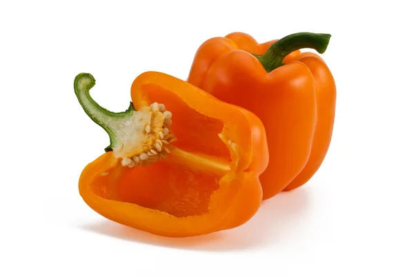 stock image Two orange peppers