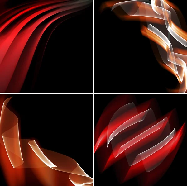 stock image Set of four abstract backgrounds