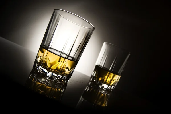 stock image Glass of whiskey