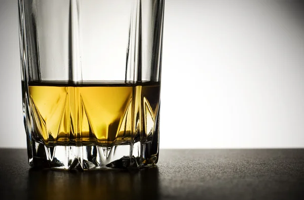 Whisky glas Stockafbeelding