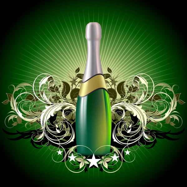 Şampanya — Stok Vektör