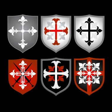 Medieval set clipart