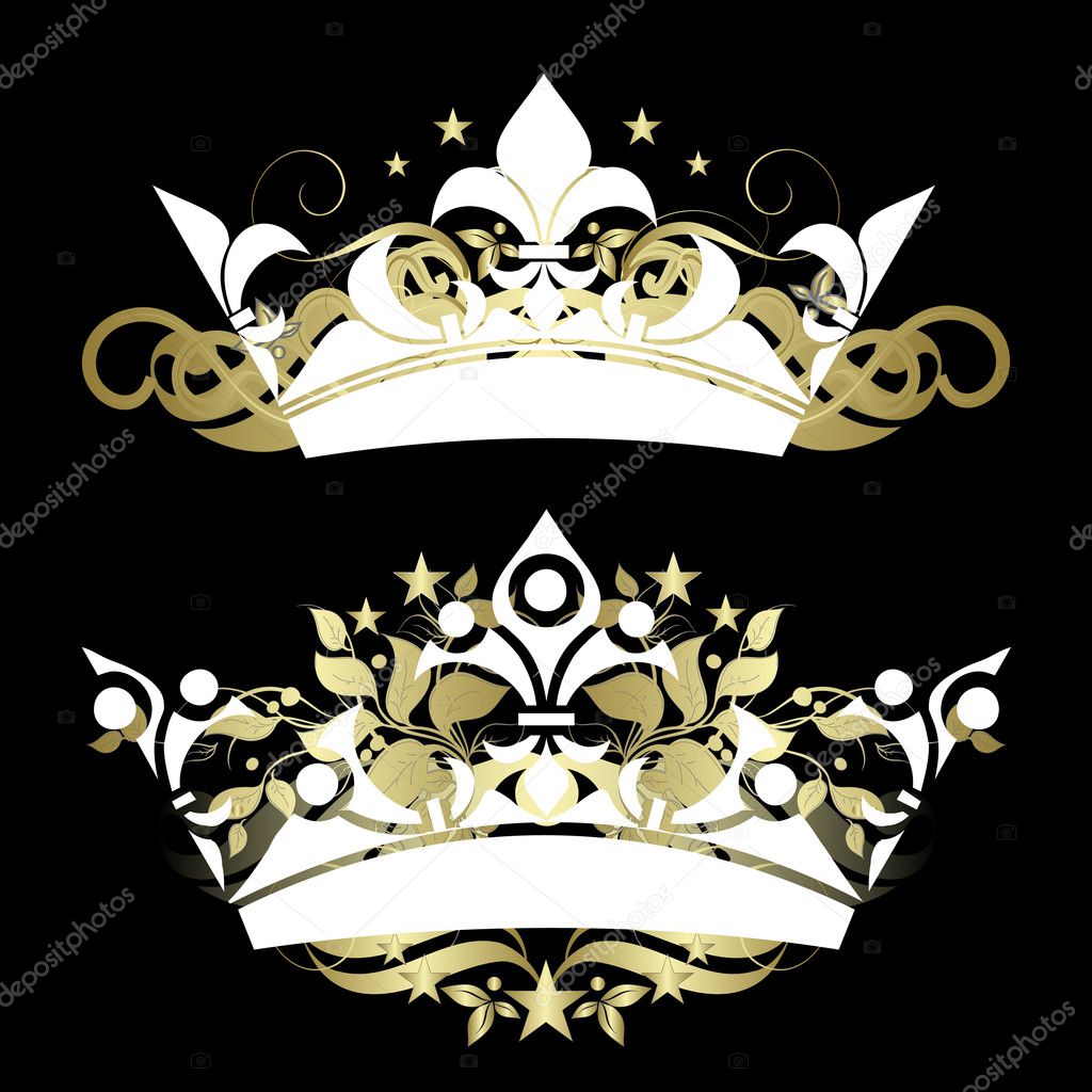 Ornate crown Stock Vector Image by ©kjolak #3427543
