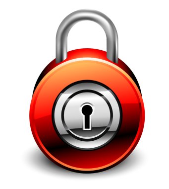 Padlock detailed icon clipart