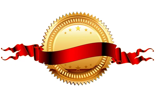 Medalha de Ouro — Vetor de Stock