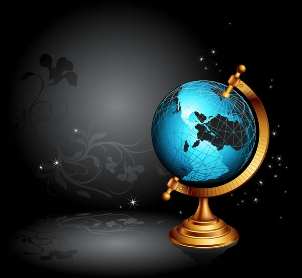 Древний земной шар — стоковый вектор
