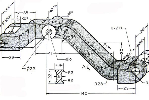 Engineering mechanical part — Stock Photo, Image