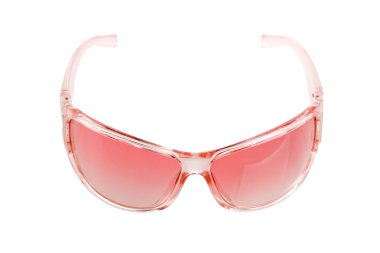 pembe izole güneş gözlüğü