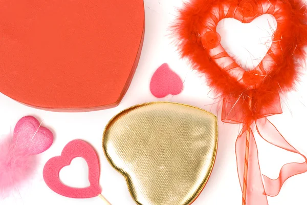 Some different closeup hearts — Stock Photo, Image