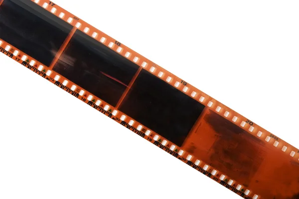 Straight film strip isolated — Stock Photo, Image