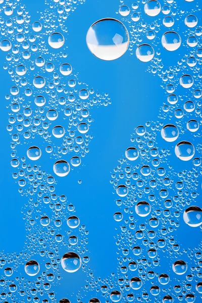 Fundo de água abstrato com grande gota — Fotografia de Stock
