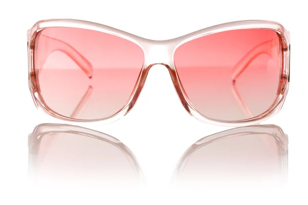 Pink isolated sunglasses — Stock Photo, Image