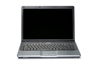 gri izole laptop