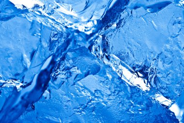 Blue toned ice background clipart