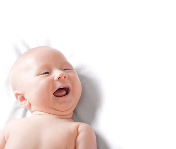 Mignon bébé garçon souriant — Photo