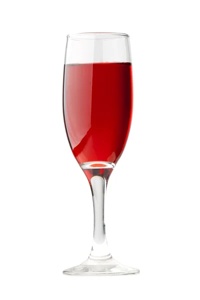 Isolated red wineglass — Stock Photo, Image