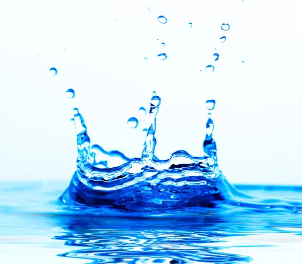 Coroa respingo de água doce — Fotografia de Stock