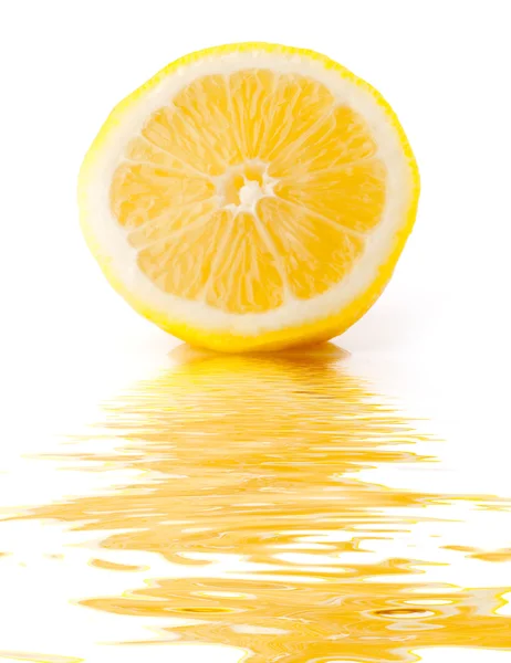 Limone e ghiaccio — Foto Stock