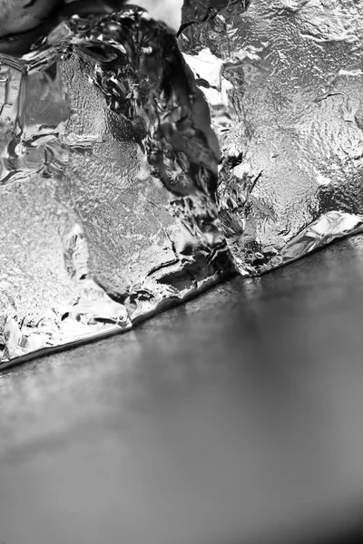 Grayscale vertical ice cubes background — Stock Photo, Image