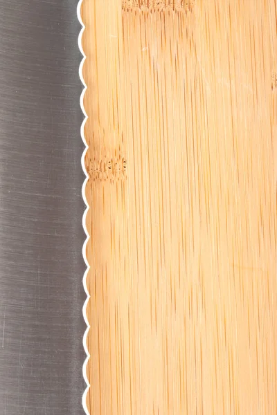 Kniv och skärbräda — Stockfoto