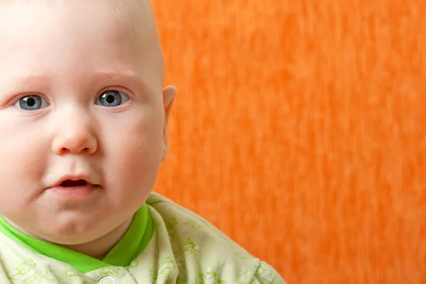 Closeup baby portret — Stockfoto