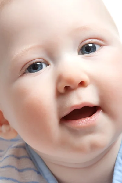 Closeup bebê menino retrato — Fotografia de Stock