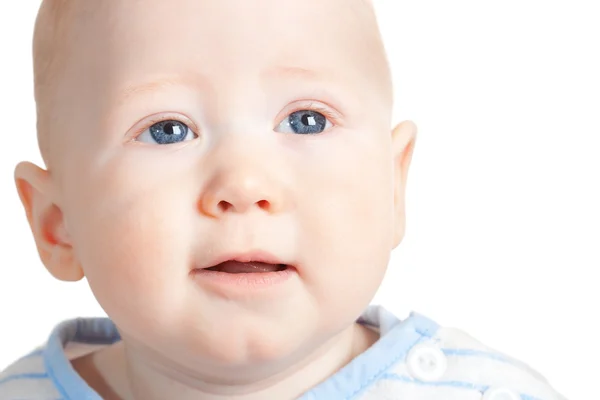 Closeup baby jongen portret — Stockfoto