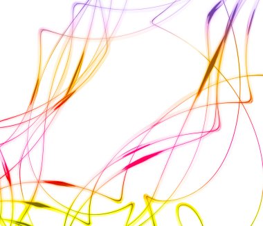 Abstract color curves clipart